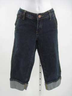 SEVEN 7 PREMIUM Blue Cropped Denim Jeans Sz 28  