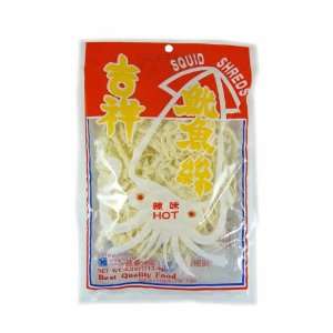 Hot Shredded Squid 4oz  Grocery & Gourmet Food