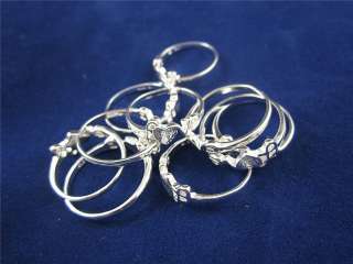 wholesale lots 10pcs S80 silver Love rings Size 7 to 9  