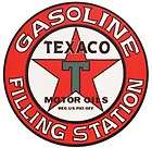 Texaco Filling Station HUGE 42 USA Vintage Gas Oil Baked Enamel 18g 