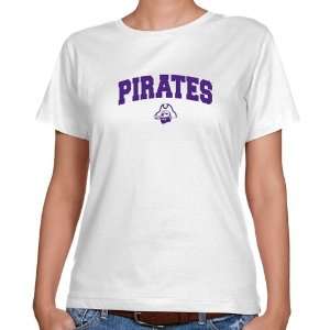 NCAA East Carolina Pirates Ladies White Logo Arch Classic 