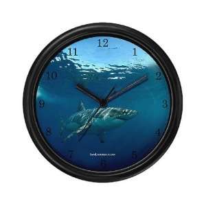  Great White Shark Mexico Teeth Wall Clock by  