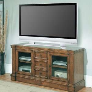  Yorktown 64 TV Stand with Power Center in Caramel 