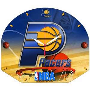   Pacers High Definition Clock ? Backboard Shaped