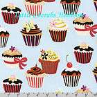 Robert Kaufman Sweet Tooth Confections Cupcake Yellow Fabric by yard
