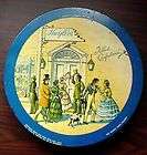 VINTAGE HUYLERS FILLED CONFECTIONS COOKIE TIN LID OLD COLLECTIBLE 