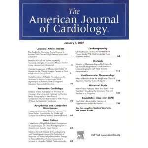   January 1, 2007 Volume 99 Number 1 Pages 1 148 Coronary Artery Disease