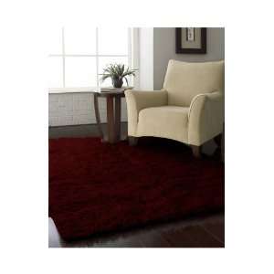   Hand woven 3000 Gram Flokati Shag Rug Ruby Red 5x7 Furniture & Decor