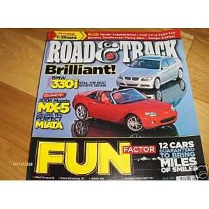  ROAD TEST 2006 BMW 330i Road And Track Magazine 330 i 