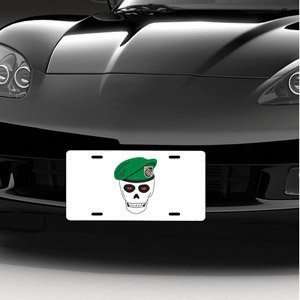 Army Skull with 5th SFG Beret LICENSE PLATE Automotive
