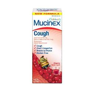 Mucinex Childrens Cough Expectorant Cough Suppressant Guaifenesin 