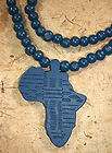 Africa Wood Necklace African continent pendant jnwa237