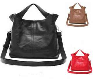 Korean style Lady Hobo Totes PU leather handbag shoulder bag Purse 