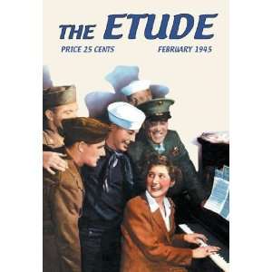   The Etude Servicemen and Pianist 20x30 poster