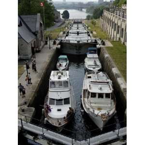 Rideau Canal, UNESCO World Heritage Site, City of Ottawa, Ontario 