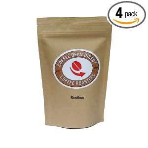 Coffee Bean Direct Rooibos Loose Leaf Tea, 5 Ounce Bags (Pack of 4)