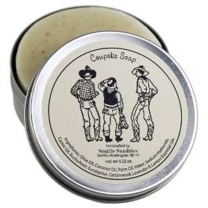 Cowpoke Soap   100% Natural & Handcrafted, in Reusable Travel Gift Tin
