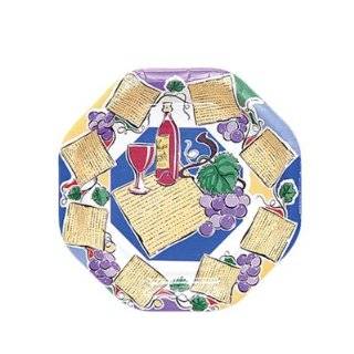 Passover Paper Plates. Sold 12 Packages Per Set, 8 Plates in a Package 