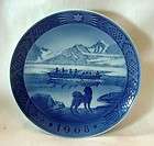 Royal Copenhagen The Last Umiak Kai Lange Plate 1968  