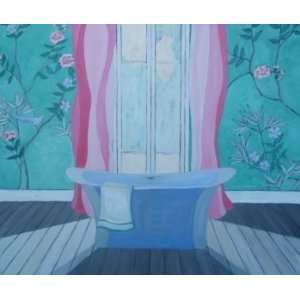  a good soak, Original Painting, Home Decor Artwork