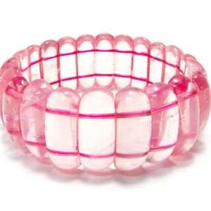  Natural Pink Crystal Bracelet Jewelry for Girls 