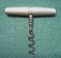 ENGLISH ROUNDLET CORKSCREW  