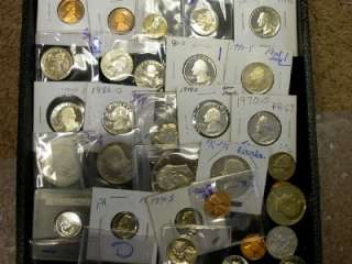 ASSORTED MODERN PROOF COIN LOT  50 COINS TOTAL  ID#T168  