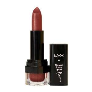  NYX Cosmetics Diamond Sparkle Lipstick, Sparkling Walnut 
