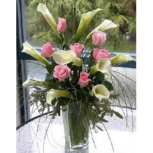 Send Fresh Cut Flowers   Pink Elegance Mixed Bouquet  