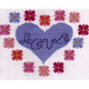  Flower Love   Cross Stitch Pattern Arts, Crafts & Sewing