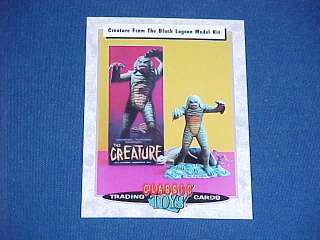 sea creature card is 50 is nm mint shows photo of toy