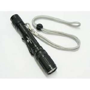   Tactical 190 Lumen Cree XR E Q5 LED Flashlight Black