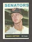 1964 Topps #397 Chuck Cottier   Washington Senators EX
