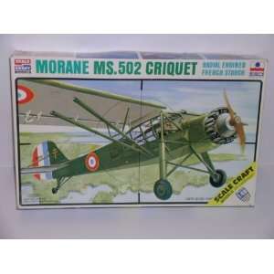  Morane MS.502 Criquet   Plastic Model Kit Everything 