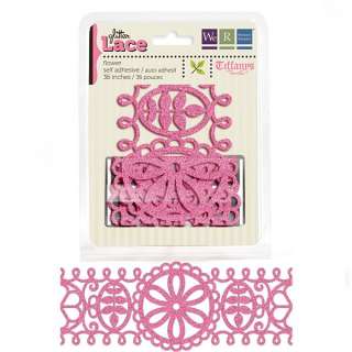   New 36 WRM We R Memory Keepers Scrapbook Adhesive LACE TRIM RIBBON fc