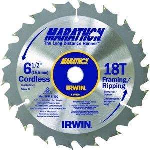  Irwin 24020 Marathon Carbide Tipped Circular Saw Blade 