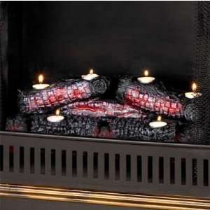   Enterprise Ember Tealight Log Candelabra   GA0002