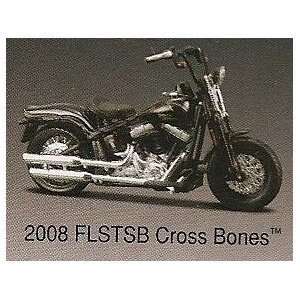  2008 Harley Davidson 2008 FLSTSB Cross Bones 118 Scale 