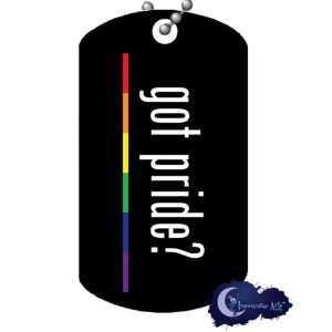  Got Pride? GLBT Dog Tag and Chain 