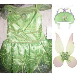   Set Dress (Size Large 10), Tiara Crown & Light Up Wings Toys & Games