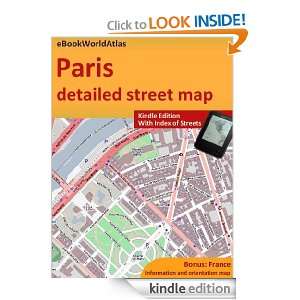 Map of Paris (France) eBookWorldAtlas Team  Kindle Store