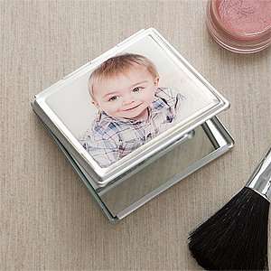  Personalized Photo Mirror Compact Beauty