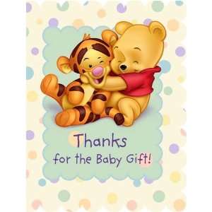  Pooh Baby Thank You Notes Toys & Games