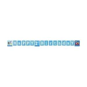  1st Birthday Blue Birthday Banner Toys & Games