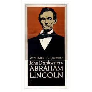 Historic Theater Poster (M), Wm Harris Jr presents John Drinkwaters 