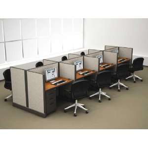 Miller, AO2 System, Electrified, 2 Thick Panels, 24x48   8 Cubicles 