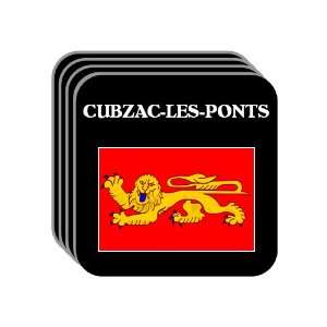  Aquitaine   CUBZAC LES PONTS Set of 4 Mini Mousepad 