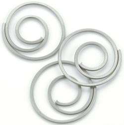 25 PEWTER Spiral Paper Clips   Scrapbooking 871097009838  