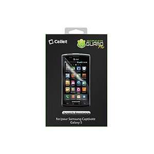  Cellet Screen Guard Pro For Samsung Captivate Galaxy S 