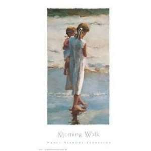  Nancy Seamons Crookston   Morning Walk Size 40x21 Poster 